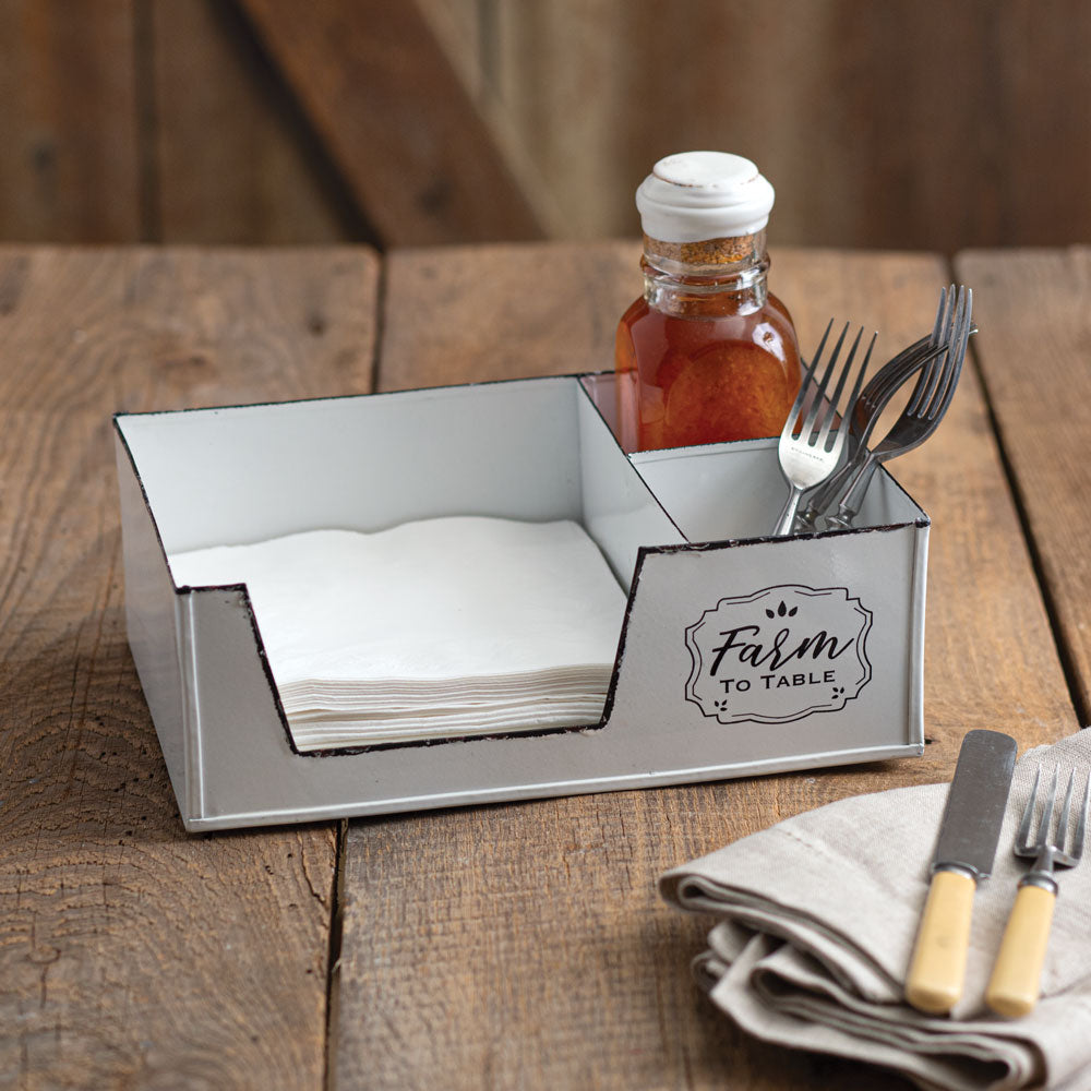 Farmhouse Crate Paper Towel Holder