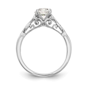 White Gold Diamond Engagement Ring - SoMag2