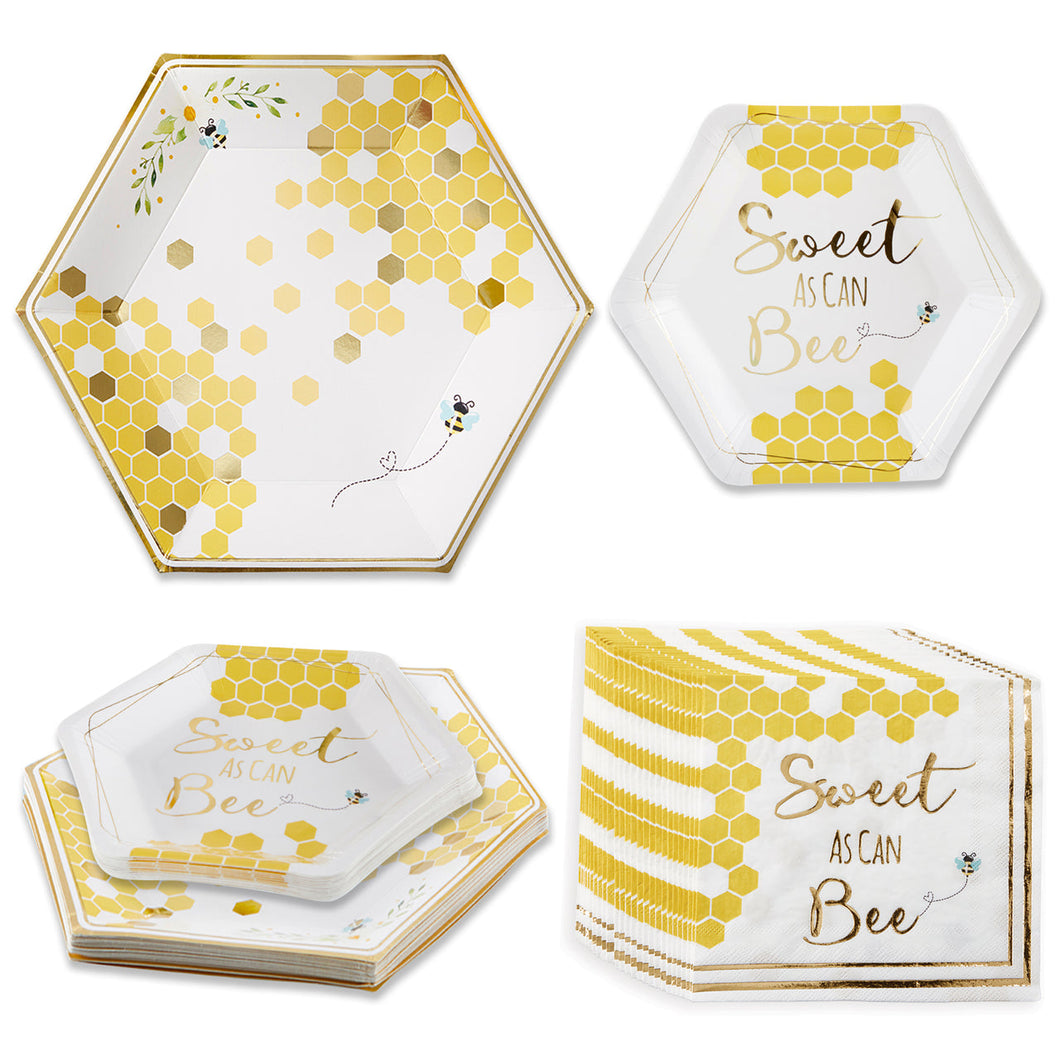 Sweet as Can Bee 62 piece Tableware Set