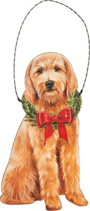 Christmas Doodle Dog Ornament