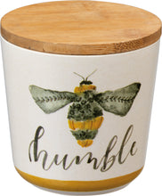 Load image into Gallery viewer, Bees Bamboo Canister Set