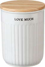 Load image into Gallery viewer, White Ceramic Dream Big Canister Set