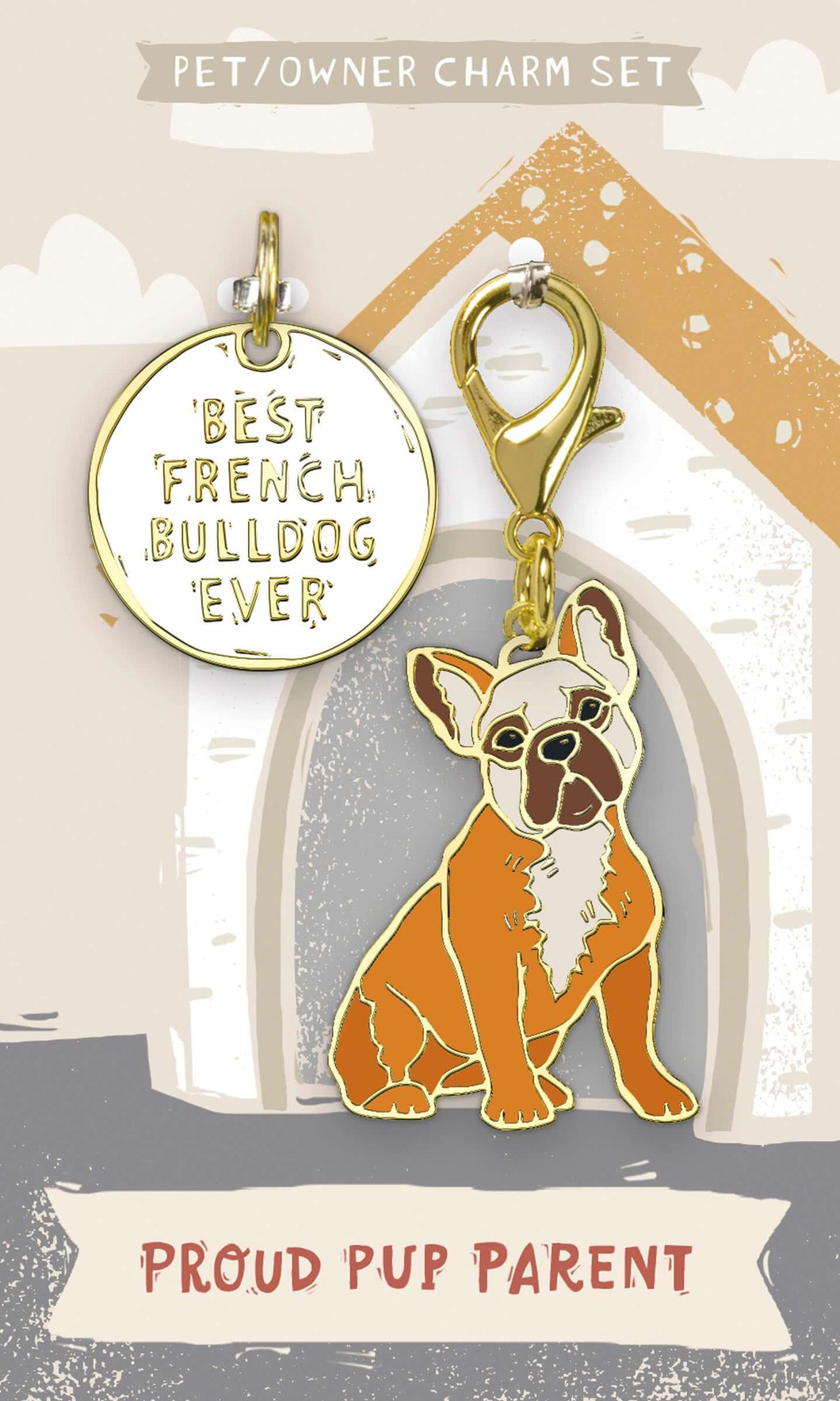 Best French Bulldog Ever Charm Set