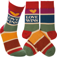 Load image into Gallery viewer, Love Wins Socks