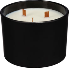Load image into Gallery viewer, Black Glass Jar Humorous Cat Lady Candle SoMag2