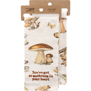 Mushroom In Your Heart Kitchen Towel