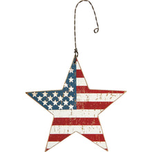 Load image into Gallery viewer, Flag Star Ornament