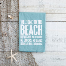 Load image into Gallery viewer, Welcome To The Beach Kitchen Towel
