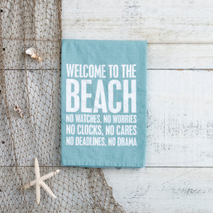 Welcome To The Beach Kitchen Towel