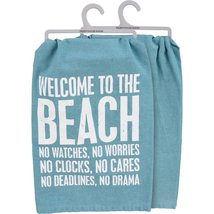 Welcome To The Beach Kitchen Towel