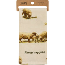 Load image into Gallery viewer, Sheep Happens Kitchen Towel