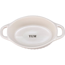 Load image into Gallery viewer, White Ceramic Oval Sauce Casserole Dish Set