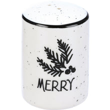 Load image into Gallery viewer, Merry Bright Ceramic Salt and Pepper Set