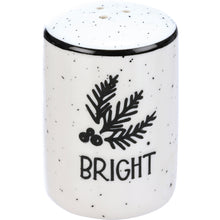 Load image into Gallery viewer, Merry Bright Ceramic Salt and Pepper Set