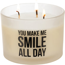 Load image into Gallery viewer, You Make Me Smile All Day Jar Candle