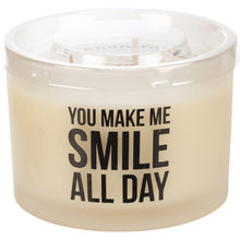 Load image into Gallery viewer, You Make Me Smile All Day Jar Candle