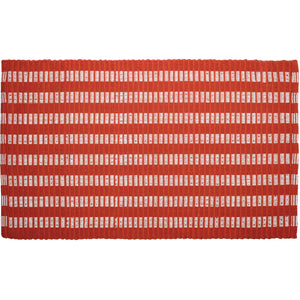 Orange Stripe Rug