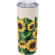 Load image into Gallery viewer, Sunflower Coffee Tumbler