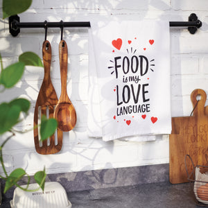 Food Is My Love Language Kitchen Towel