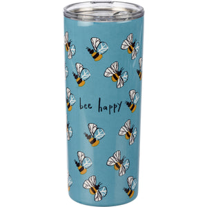 Bee Happy Coffee Tumbler