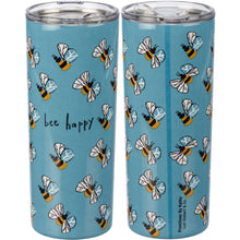 Load image into Gallery viewer, Bee Happy Coffee Tumbler