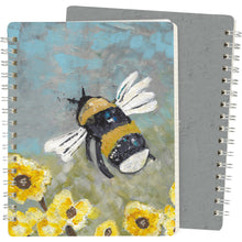 Load image into Gallery viewer, Bumblebee Spiral Notebook