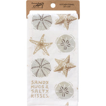 Load image into Gallery viewer, Sandy Hugs Salty Kisses Kitchen Towel