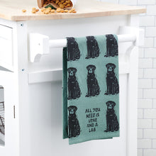 Load image into Gallery viewer, Love And A Lab Kitchen Towel
