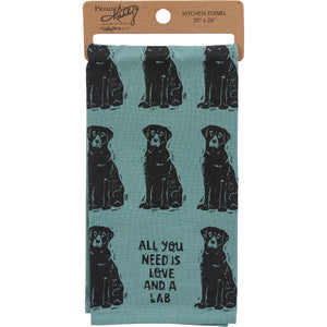 Love And A Lab Kitchen Towel