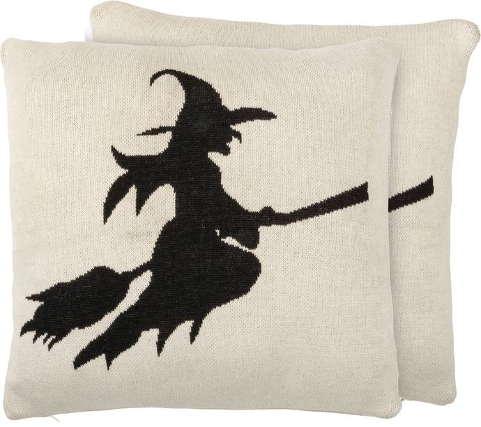 Natural Cotton Witch Pillow