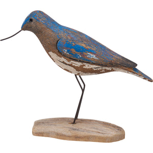 Willet Wood Bird Sitter