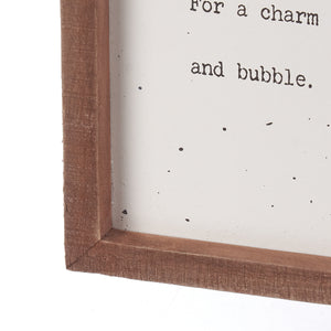 Witch Brew Wood Framed Wall Decor