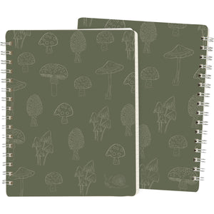 Mushrooms Spiral Notebook