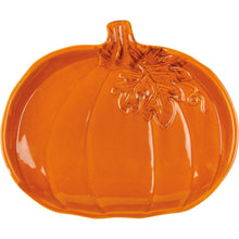 Load image into Gallery viewer, Small Orange Pumpkin Plate