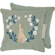 Load image into Gallery viewer, Green Soft Bunny Mini Pillow Set