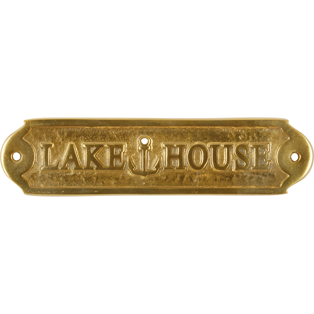Lake House Door Plaque