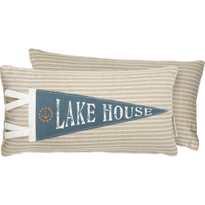 Lake House Pennant Pillow