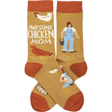 Load image into Gallery viewer, Awesome Chicken Mom Socks