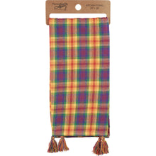 Load image into Gallery viewer, Pride Plaid Kitchen Towel