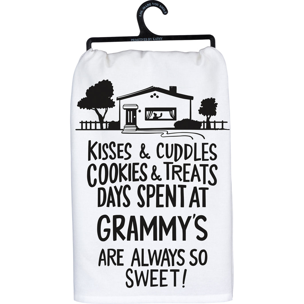 Days Spent At Grammys Kitchen Towel