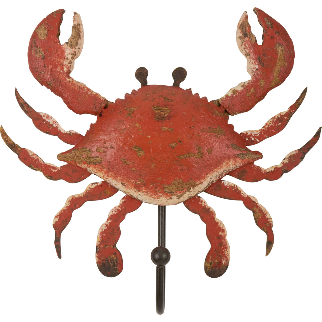Red Wooden Crab Hook