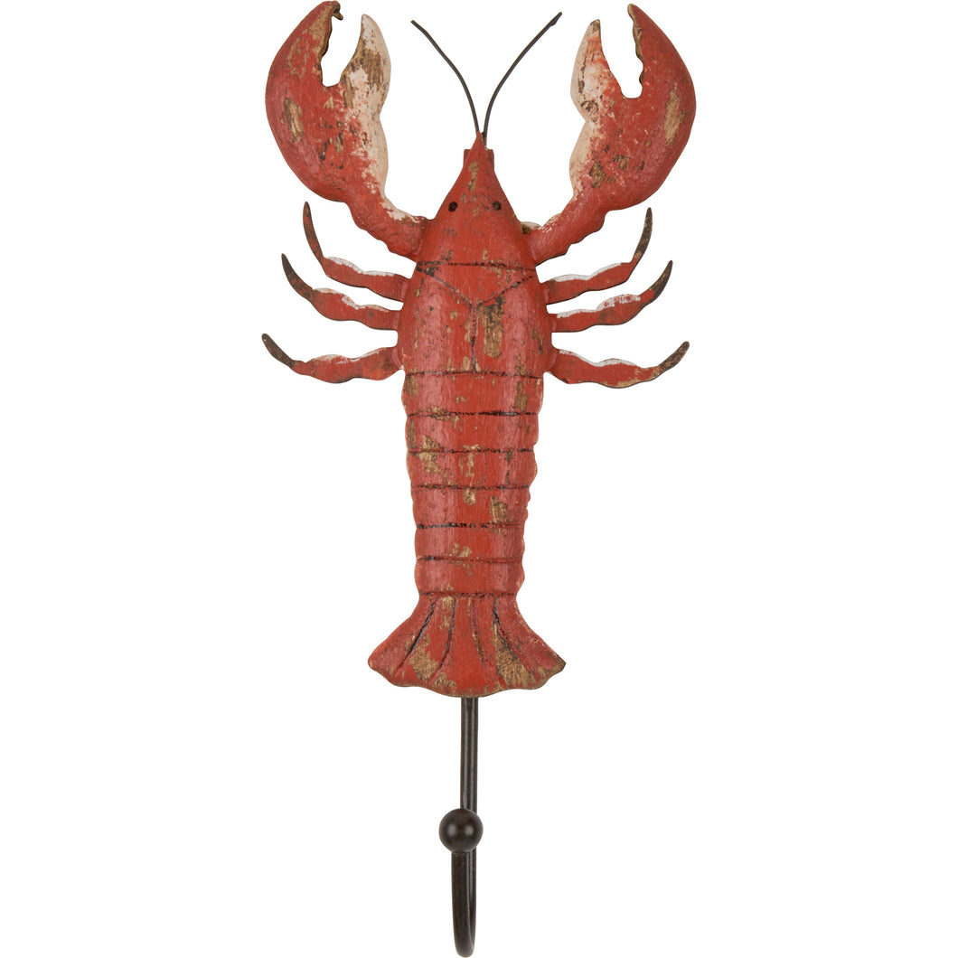 Red Wooden Lobster Hook