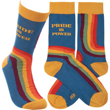 Load image into Gallery viewer, Pride Is Power Socks