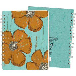 Floral Spiral Notebook