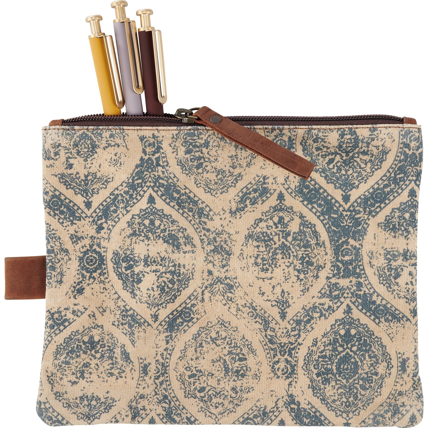 Small Canvas Pencil Zipper Makeup Case
