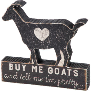 Buy Me Goats Chunky Sitter