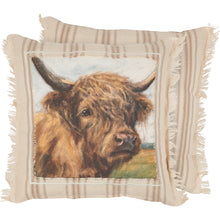 Load image into Gallery viewer, Highland Cow Pillow