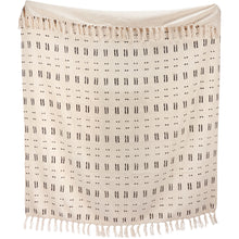 Load image into Gallery viewer, Natural Boho Throw Blanket