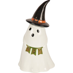 Boo Ghost Witch Figurine