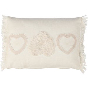 Textured Heart Pillow